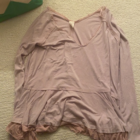 Free people tangerine tee burgundy - Picture 4 of 7